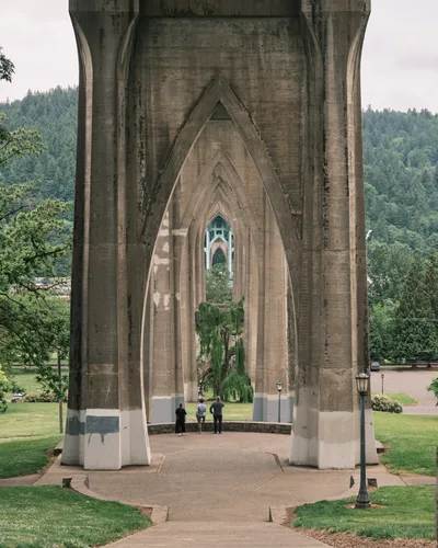 Gothic Arches Frame Portland's Cathedral Park