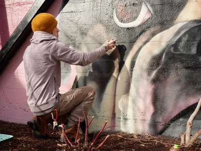 Muralist Wetiko Creates Street Art in Portland