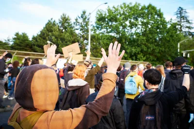 Voices Rising in Northeast Portland Protest