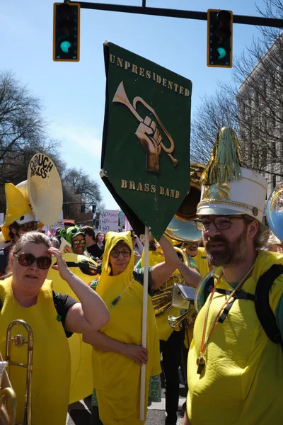 Unpresidented Brass Band Leads Portland Protest