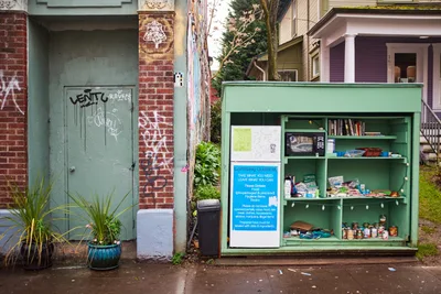 Community Mutual Aid Fridge Alberta Street