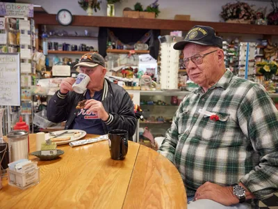 Morning Regulars at Pattie's Home Plate Café