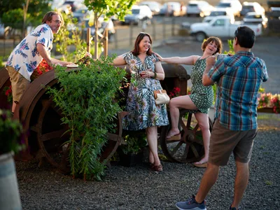 Harvest Gathering at Abbey Road Farm