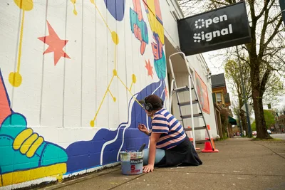 Mural Artist Creates Community Art in Portland