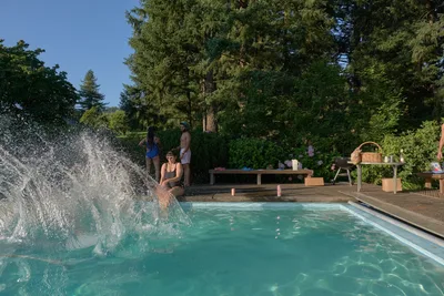 Summer Pool Splash in Newberg Orchard