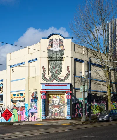 Sacred Serpent Mural Transforms Portland Warehouse