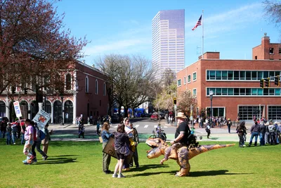 March Against Monarchy in Portland Square