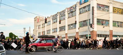 Justice March Through Northeast Portland Streets