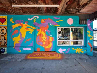 Naomi Likayi Mural in Portland's Alberta District