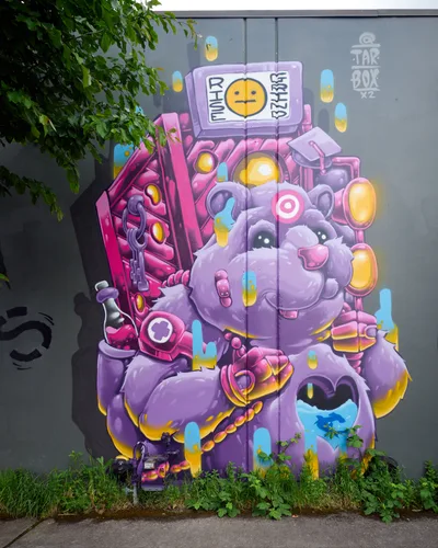 Digital Dreams Mural in Portland's Kerns