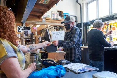 Record Store Day Transaction in Portland