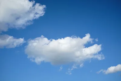 Cumulus Clouds Over Columbia River Gorge