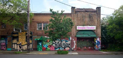 Oregon Theater Street Art Murals Division Street