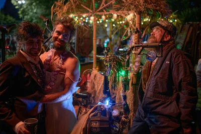 Steampunk Wedding Celebration at Portland Pedalpalooza