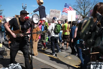Street Musicians Energize Portland Political Protest