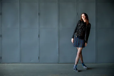 Rhianna Atwood Against Industrial Portland Backdrop