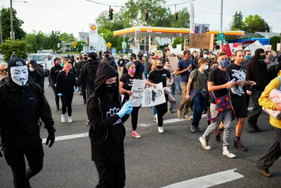 Northeast Portland BLM March After George Floyd