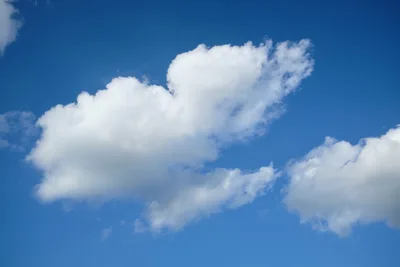 Cumulus Clouds Over Washington State Sky
