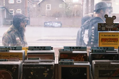 Jazz Seekers Pass Portland Record Shop