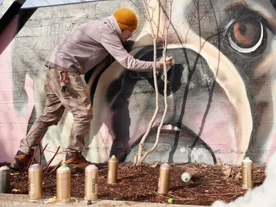 Muralist Wetiko Creates Street Art in Portland