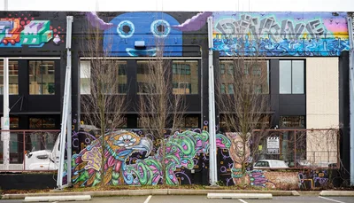 Vibrant Murals Transform Portland Industrial District