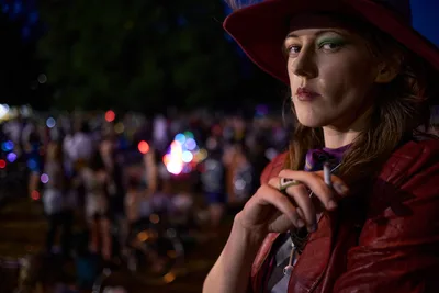 Night Portrait at Portland's Drop Out Prom