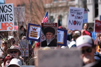 March Against Monarchy in Historic Portland