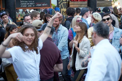 Sunday Best Season Opener Crowd Gathering