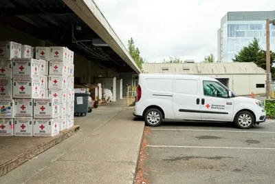 Red Cross Blood Supply Distribution Hub
