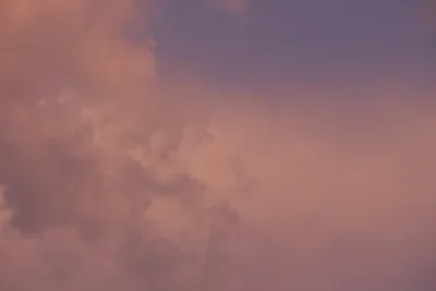 Pastel Evening Clouds Over Portland Oregon