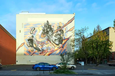 Surreal Mural Transforms Portland Chinatown Street
