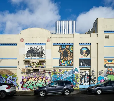 Street Art Transforms Former Salvation Army Warehouse