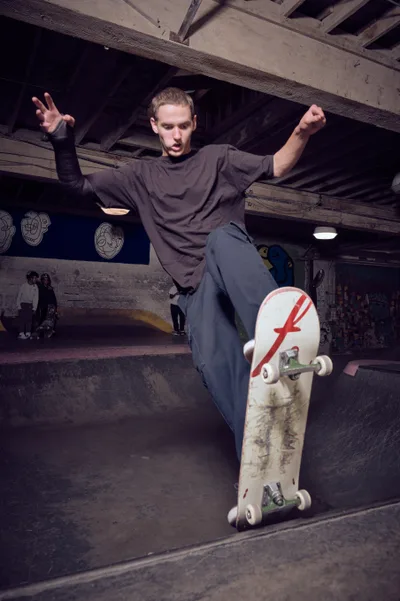 Skater Navigates Commonwealth Bowl