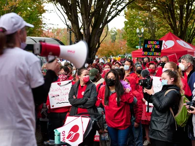 Voices Rise: Kaiser Nurses Rally in Portland