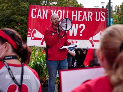 Union Leader Amplifies Strike Message in Portland