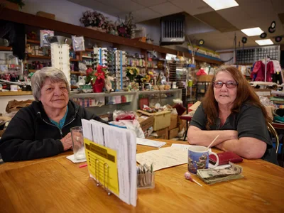 Friends At The Counter