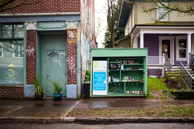 Community Free Fridge on Alberta Street