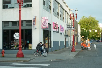 Morning Transit Through Portland's Historic Chinatown
