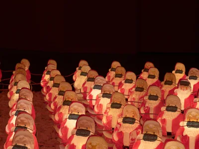Masked Santa Army in Portland Westmoreland