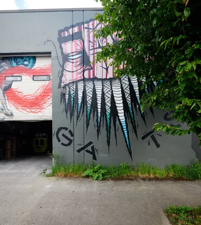 Urban Mural Blooms in Portland Summer