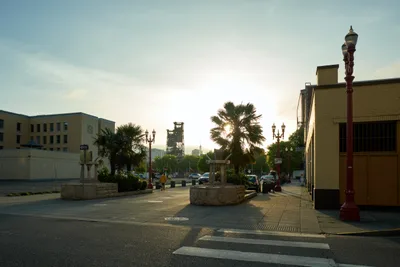 Dawn Light in Portland's Historic Chinatown
