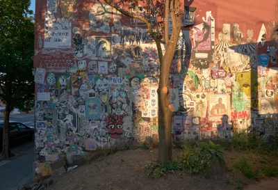 Street Art Tapestry on Alberta Avenue