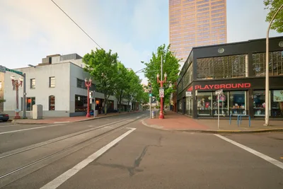 Quiet Streets of Portland's Historic Chinatown