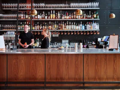 Craft Cocktail Bartenders at Portland Bar