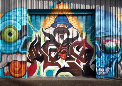 Wizard Street Mural in Portland's Central Eastside
